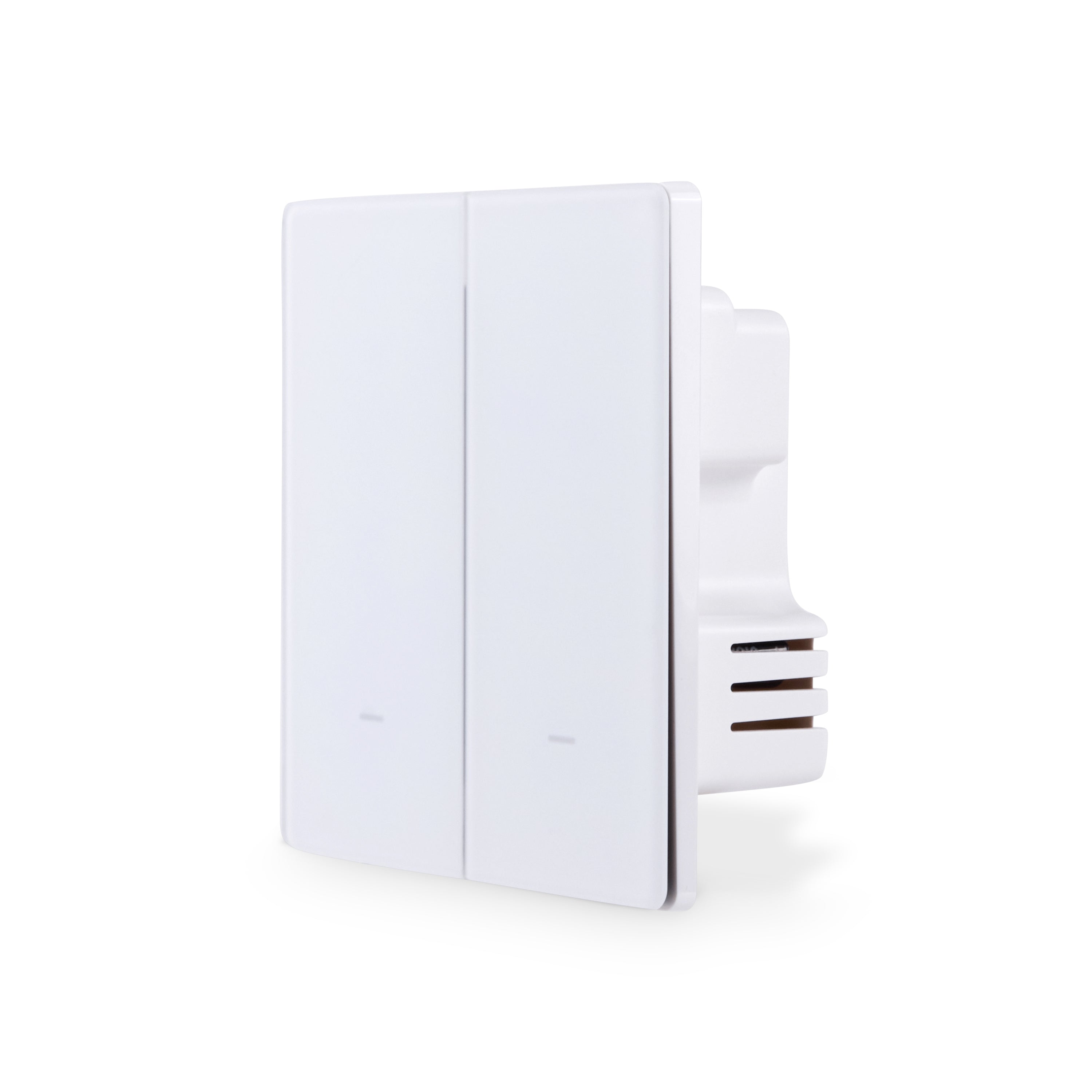 NSW100 2 Gang Smart Light Switch – Grey, Glass Finish