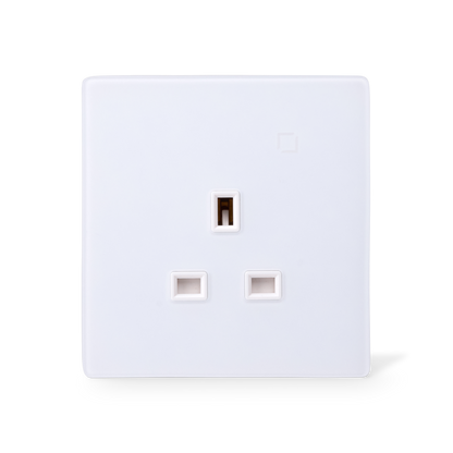 NSO100 1 Gang Smart Socket – Grey Touch Glass