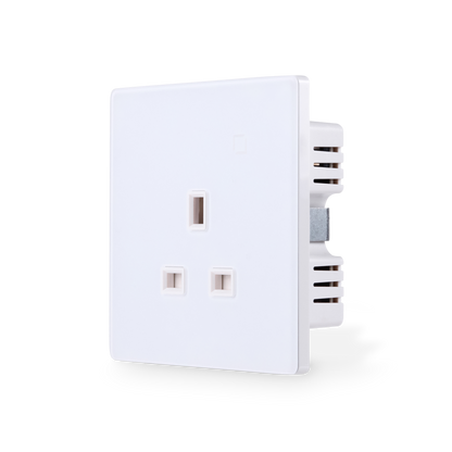 NSO100 1 Gang Smart Socket – Grey Touch Glass