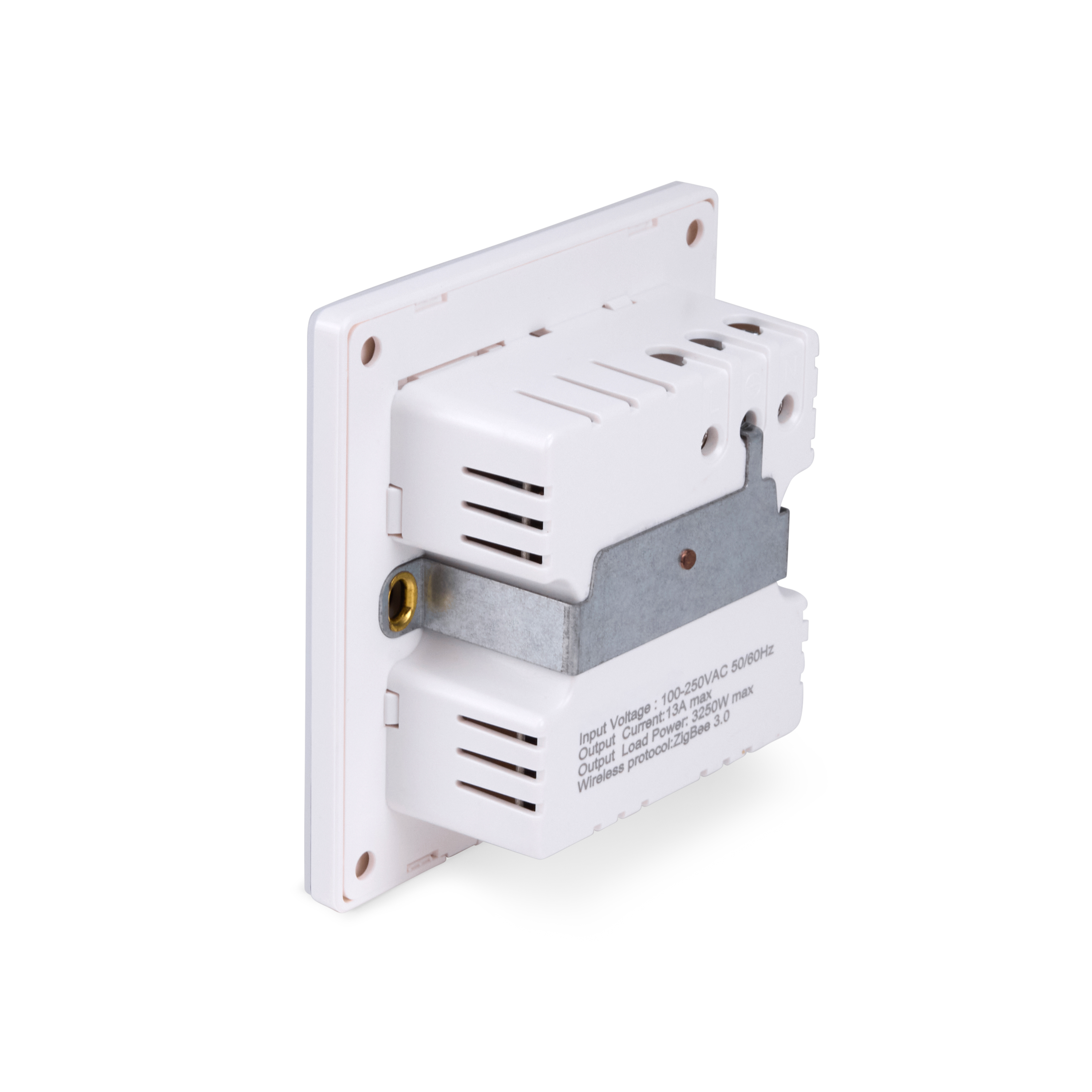 NSO100 1 Gang Smart Socket – White Touch Glass