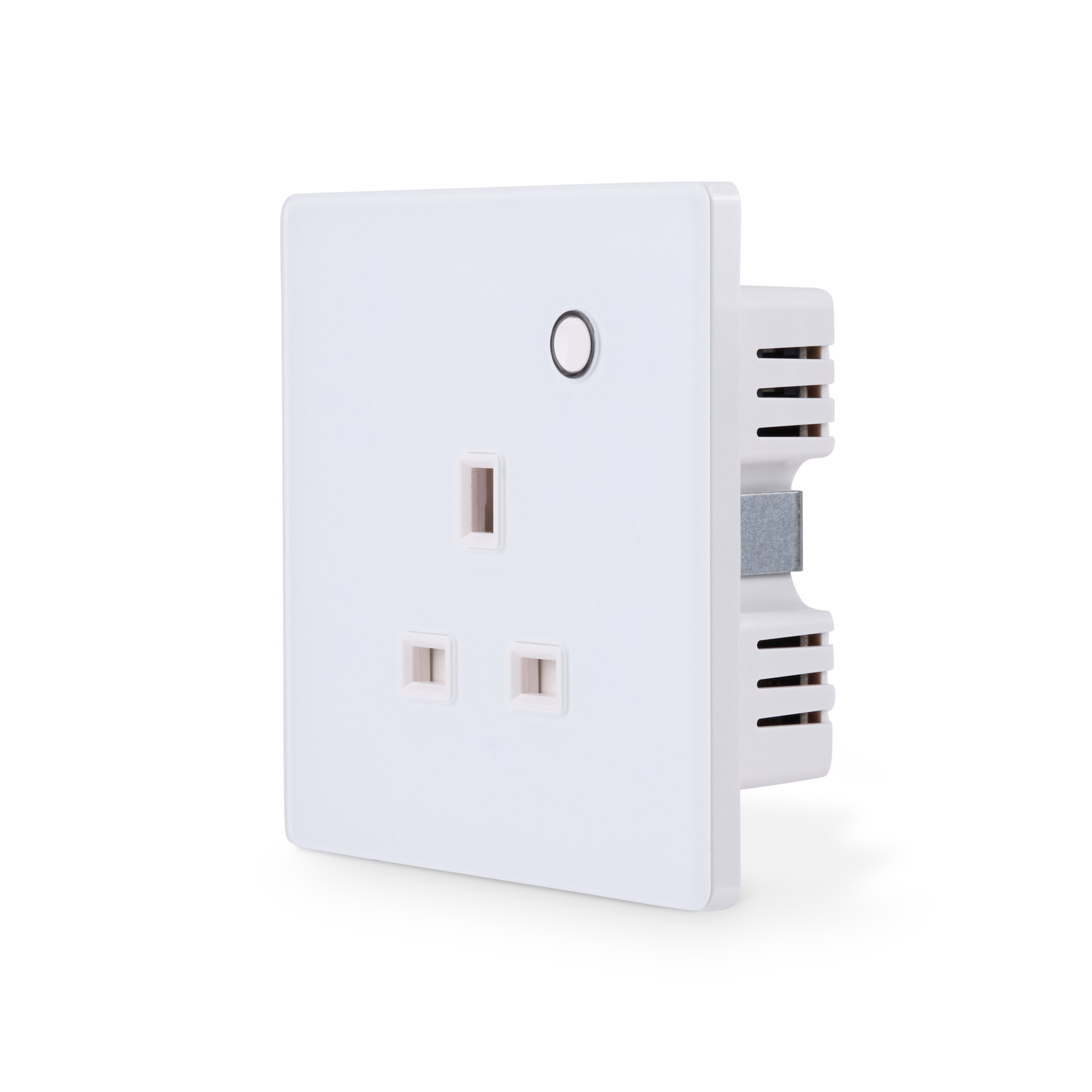 NSO100 1 Gang Smart Socket – Grey Glass