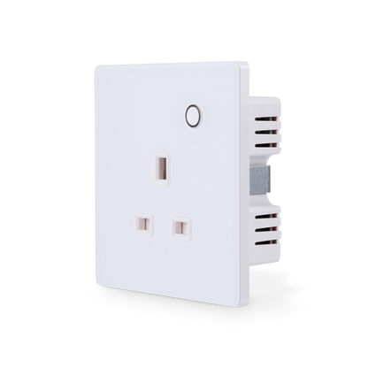 NSO100 1 Gang Smart Socket – Grey Glass
