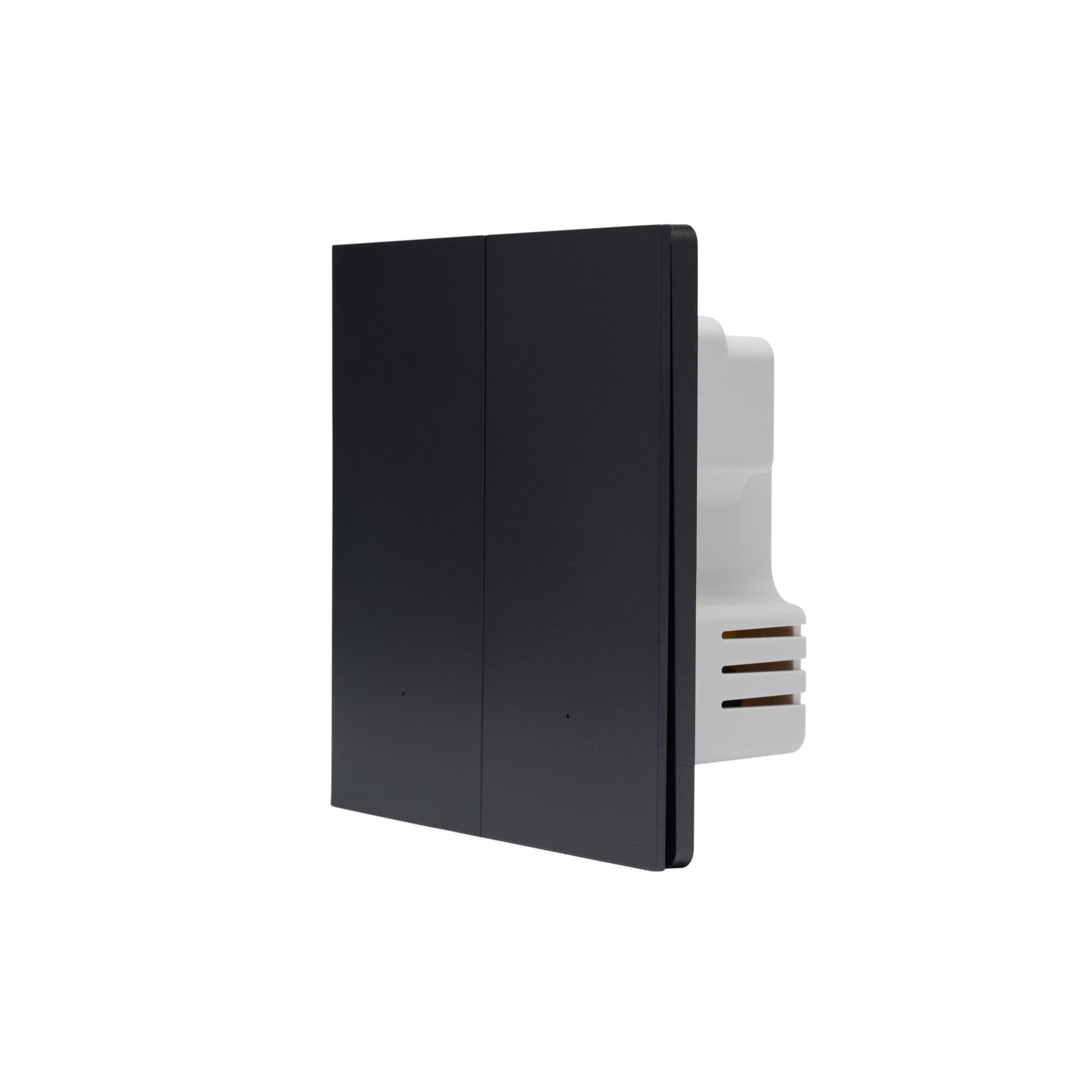NSW100 2 Gang Smart Light Switch – Grey, Plastic Finish